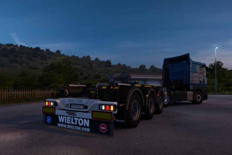 ets2 trailer wielton lowbed